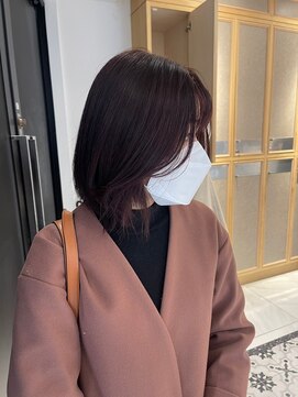 ヘアサロン ガリカ 表参道(hair salon Gallica) 大人カラー/ラベンダーココア/ブリーチなしダブルカラー