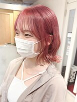 テトラ バイ ネオリーブ 横浜西口店(tetra by neolive)&nbsp;ハイトーンピンク×顔まわりレイヤー＊*