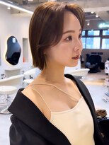 グロー 大宮(GLROW)&nbsp;韓国　ウルフカット　レイヤーカット　韓国ボブ　顔周り　石井遥