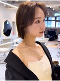 韓国 ウルフカット レイヤーカット 韓国ボブ 顔周り 石井遥