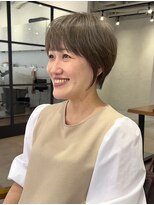 ソイデュエ 梅田(soi due)&nbsp;くびれショート/グレージュカラー