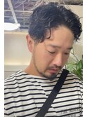 メンズの方々に人気のミックスパーマ