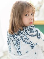 カバーヘア ブリス 大宮西口(COVER HAIR bliss) ■透明感シースルーバング前下がりボブディ214大宮10代20代30代