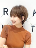 大人可愛いマッシュショート