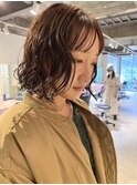 ボブのナチュラルパーマ