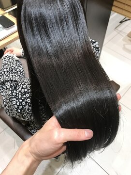 アニュー 北浦和店(ANEW) 《髪質改善》暗髪×髪質改善 ツヤツヤロング