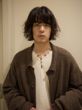 ネロ ヘアサロン ネイビー 渋谷(NERO HAIRSALON NAVY) 【ヤベハルカ】ニュアンスパーマ　メンズボブ