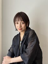 ガーランド (Garland) 切りっぱなしボブ/暖色カラー/前髪/原宿神宮前