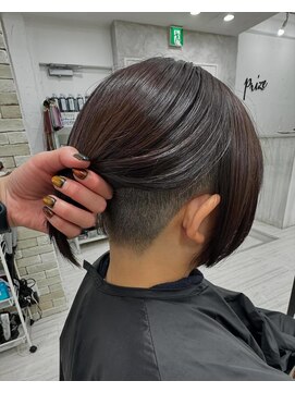 プライズ 表参道原宿店(prize) ツーブロックボブ刈り上げ女子