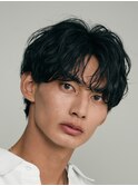 センターパートニュアンスパーマシャドウパーマフェザーパーマ