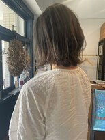 アルゴ 茅ヶ崎(ARUGO)&nbsp;ハイライト切りっぱなしボブ/茅ヶ崎/茅ヶ崎駅南口/こなれミディ