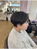 黒髪ショートボブ