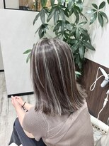 ベルヘアーデザイン 堺東(Belle hair Design)&nbsp;コントラストハイライト/外国人風/ハイライト/ケアブリーチ/堺東