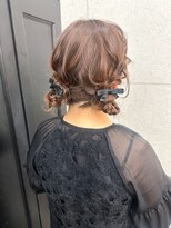 アンリ(Anli)&nbsp;【Anli☆岩瀬萌】ヘアセット 羊アレンジ ツインお団子