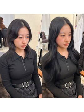 ハイエクステンション 京都駅前店(Hi-Extension) 羽エクステ/韓国風ロング ▼miho109