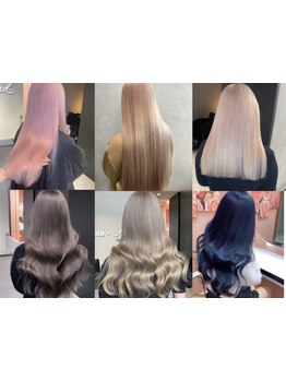 髪質改善トリートメントなど、ダメージ別の最適ケアで潤いと艶感溢れる美髪に♪