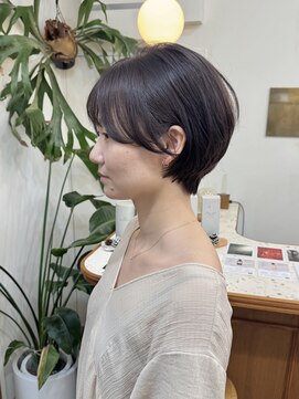 シエン 恵比寿(CIEN) くびれショートヘア/アプリコットオレンジ/夏のヘア/恵比寿