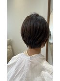 癖毛を生かしたショートヘアー