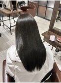 オリーブグレージュ×髪質改善トリートメント
