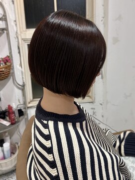 コク 千葉駅西口(COQU) ミニボブ × ボルドーカラー【千葉優希】