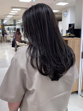 ケンジ 平塚ラスカ店(KENJE) バレイヤージュ/平塚/ハイライト/外国人風/髪質改善