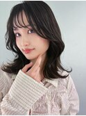 オリーブミルクティーカラーベージュボブブリーチレイヤー豊中