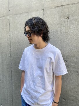 リヤン(Le lien) サーフカール/フェザーパーマ/刈り上げセンターパート/溝の口