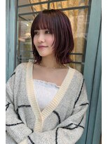 ロチカバイドールヘアー 心斎橋(Rotika by Doll hair)&nbsp;ブリーチ無しで叶えるピンクカラー×ミディアムレイヤー