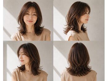 ザスタ(THESTA)の写真/【マンツーマン施術の落ち着いた空間】「上品で扱いやすい、大人女性の似合わせヘア」