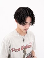アースコアフュールボーテ 高岡店(EARTH coiffure beaute)&nbsp;メンズハイライト_ローライト_ケアブリーチ_センターバング