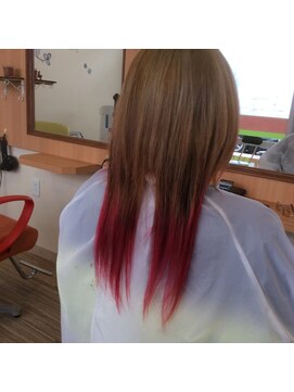 美容室ポケット ロングレイヤー