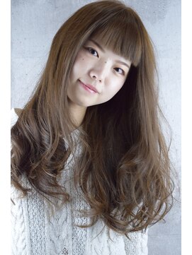 サロン デ レヴィ(salon des revie) 【revie 狭山市】ブルージュカラー似合わせカット大人ロング