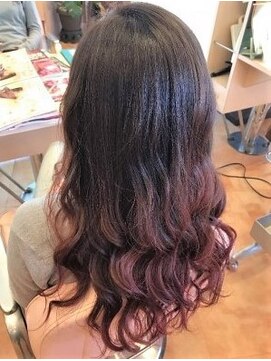 ウェーヴ 浜松小豆餅店(wave) 〈wave小豆餅店〉大人かわいいラベンダーグラデーションカラー