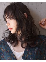 アトリエ フェム(atelier.fem)&nbsp;抜け感ミディアムパーマ