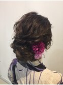 ゆるふわシニヨン×なべアレンジ