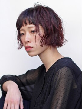 ランティス(LANTiS) ミニボブ×ウェーブパーマ