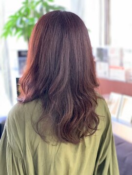 クオリス 赤塚店(QUALIS) 20代30代大人女子/セミロング/レイヤー/前上がり/ピンクブラウン