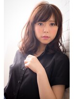 ヘアーアートシフォン 池袋西口店(Hair art chiffon)&nbsp;くすみブルーオリーブカラーシアーベージュハイライトルーズヘア