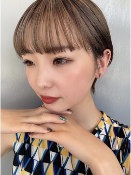 コアフュールブランコ(Coiffure BRANCO) BRANCO - ルーツカラー × 透明感グレージュ