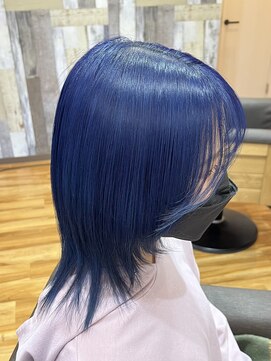 ファヴォリヘアー(favori hair) ブルー/レイヤーstyle