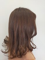 キュウヘアー(KYUU HAIR)&nbsp;ミディアム×プラチナベージュ