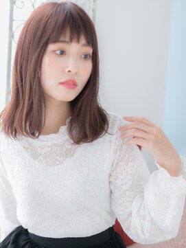 ドクターズサロン LAB 小山店 甘めカラー☆オン眉ナチュラルストレートロブf小山20代30代40代