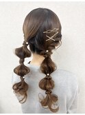 20代/30代/blle/編み下ろしツイン