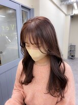 ピンクブラウンカラー