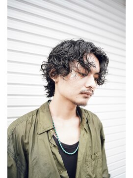 レガシーヘアーデザイン(Legacy hair design) Kazu × 大人ヘア グランジパーマ スパイラル ウルフ