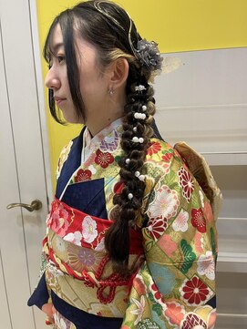 ラック 辻堂(LUCK) 【黒田】ポコポコアレンジ/卒業式ヘア