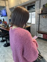 シールドヘアー 沖縄 新都心(C'LD Hair)&nbsp;【C’LD 】グレージュ/シルバーアッシュ/シアグレー/グレー/ボブ