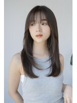 エインアンリー 明治神宮前(AIN.ANLY.)&nbsp;レイヤーカット/顔まわりレイヤー/顔まわりカット/前髪カット