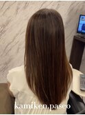 レイヤーカット×美髪ストレートロング【カミケンパセオ店】