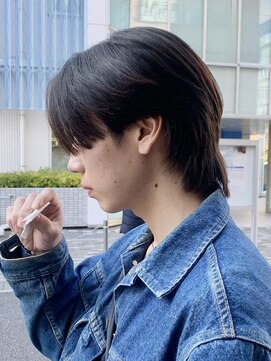 オーガニック アトリエ 大宮(organic+atelier) 黒髪ナチュラル人気流行センターパートウルフ韓国風